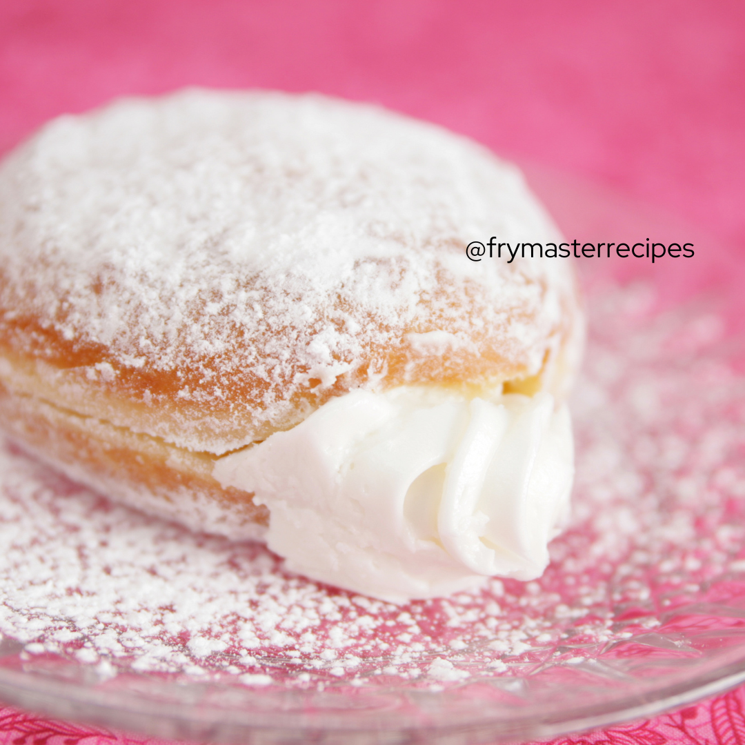 Coconut Cream Filled donuts